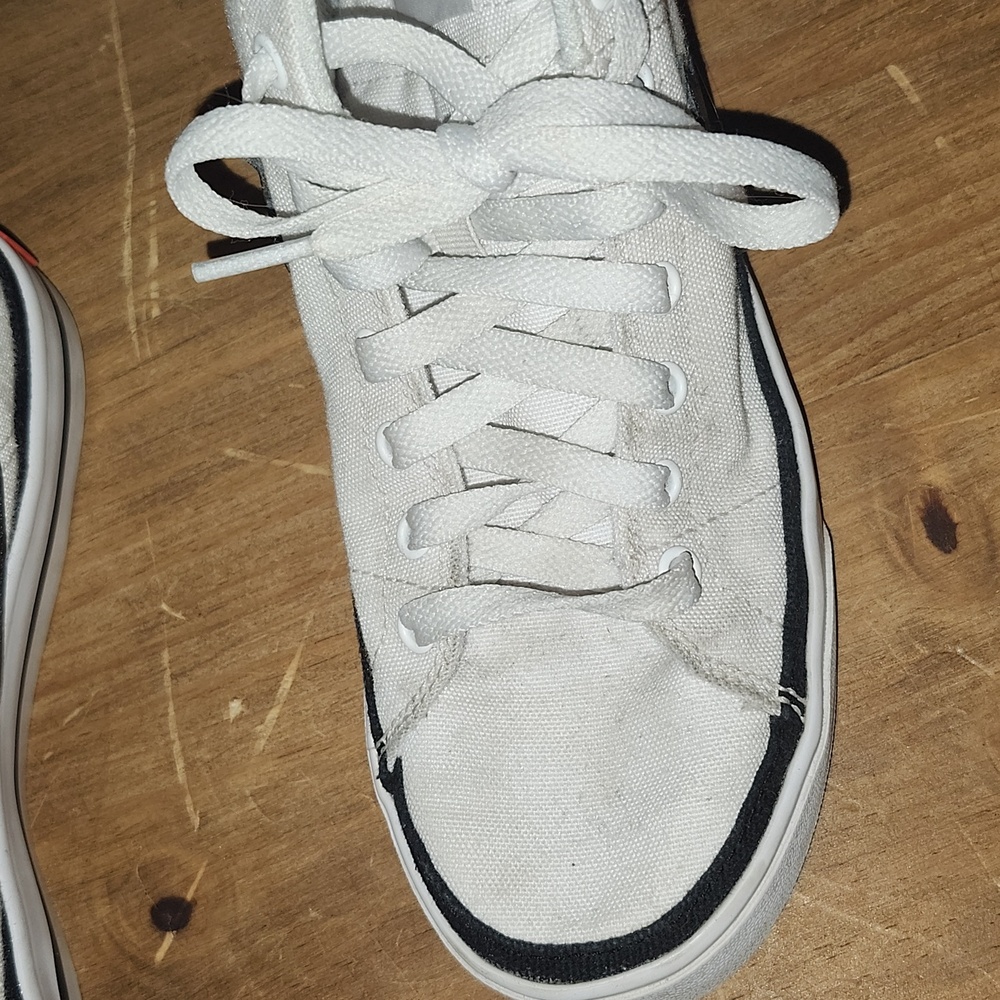 Nike White and Black High-Top Sneakers - Picture 6 of 9